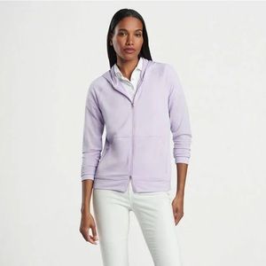PETER MILLAR Beaumont Full-Zip Hoodie  - Garden Violet Size XS